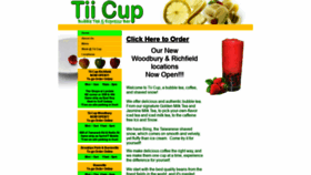 What Tii-cup.com website looked like in 2020 (3 years ago)