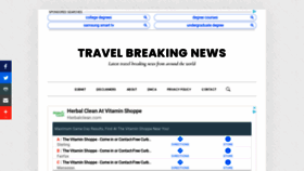 What Travelbreakingnews.net website looked like in 2020 (3 years ago)