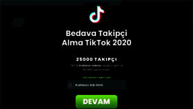 What Tiktok.hilede.com website looked like in 2020 (3 years ago)