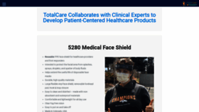 What Totalcareehealth.com website looked like in 2020 (3 years ago)