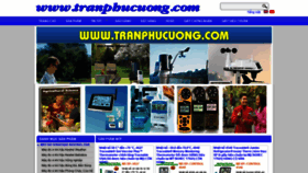What Tranphucuong.com website looked like in 2020 (3 years ago)