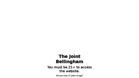 What Thejointbellingham.com website looked like in 2020 (3 years ago)