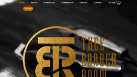 What Theebarberroom.com website looked like in 2020 (3 years ago)