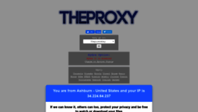 What Theproxy2.org website looked like in 2020 (3 years ago)