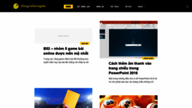 What Thegioibongda.com.vn website looked like in 2020 (3 years ago)