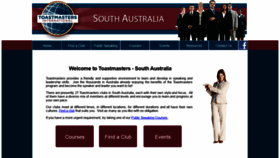 What Toastmastersa.org website looked like in 2020 (3 years ago)