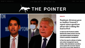 What Thepointer.com website looked like in 2020 (3 years ago)