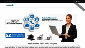 What Tech-help-support.com website looked like in 2020 (3 years ago)