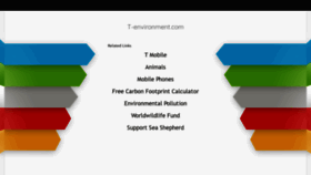What T-environment.com website looked like in 2020 (3 years ago)