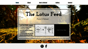 What Thelotusfeed.com website looked like in 2020 (3 years ago)