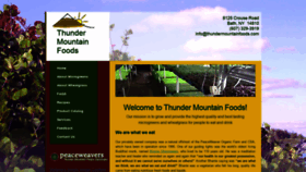 What Thundermountainfoods.com website looked like in 2020 (4 years ago)