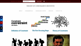 What Tocinstitute.org website looked like in 2020 (3 years ago)