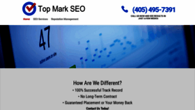 What Topmarkseo.com website looked like in 2020 (3 years ago)