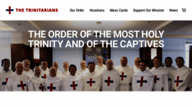 What Trinitarians.org website looked like in 2020 (3 years ago)