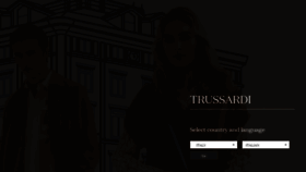 What Trussardi.com website looked like in 2020 (3 years ago)