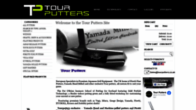 What Tourputters.co.uk website looked like in 2020 (3 years ago)