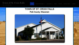 What Townofstcroixfalls.org website looked like in 2020 (3 years ago)