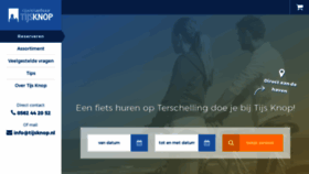 What Tijsknop.nl website looked like in 2020 (3 years ago)