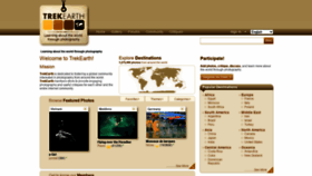 What Trekearth.com website looked like in 2020 (3 years ago)