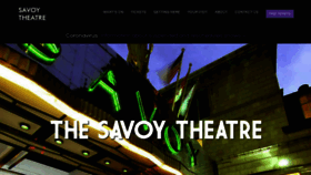 What Thesavoytheatre.com website looked like in 2020 (3 years ago)