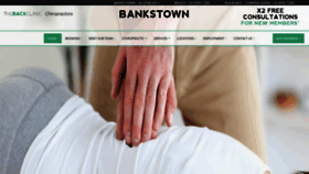 What Thebackclinic.net.au website looked like in 2020 (3 years ago)