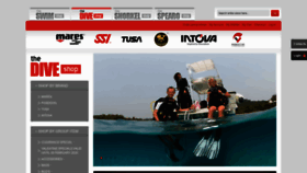 What Thediveshop.net website looked like in 2020 (3 years ago)