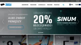What Techsterowniki.pl website looked like in 2020 (5 years ago)