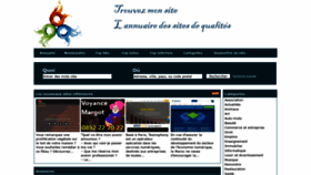 What Trouvez-mon-site.com website looked like in 2020 (3 years ago)