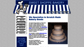 What Thesweetshoppebakery.com website looked like in 2020 (4 years ago)