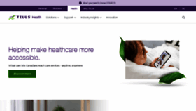 What Telushealth.co website looked like in 2020 (3 years ago)