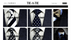 What Tie-a-tie.net website looked like in 2020 (3 years ago)