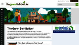 What Thegreenselfbuilder.co.uk website looked like in 2020 (3 years ago)