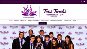 What Toniturchifoundation.org website looked like in 2020 (3 years ago)