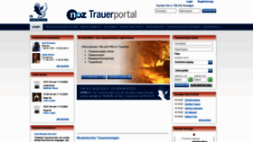 What Traueranzeigen.noz.de website looked like in 2020 (3 years ago)
