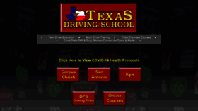 What Txdrivingschool.org website looked like in 2020 (3 years ago)