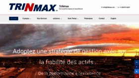 What Trinmax.com website looked like in 2020 (3 years ago)