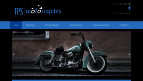 What Tpsmotorcycles.co.uk website looked like in 2020 (3 years ago)