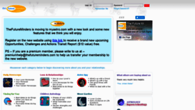 What Thefutureminders.com website looked like in 2020 (3 years ago)