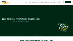 What Turkeytrotmiami.com website looked like in 2020 (3 years ago)