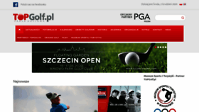 What Topgolf.pl website looked like in 2020 (3 years ago)