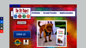 What Thepetprojectfl.org website looked like in 2020 (3 years ago)