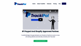 What Trackipal.com website looked like in 2020 (3 years ago)