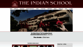 What Theindianschool.in website looked like in 2020 (3 years ago)