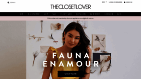 What Theclosetlover.com website looked like in 2020 (3 years ago)
