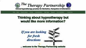 What Therapypartnership.com website looked like in 2020 (3 years ago)