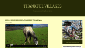 What Thankful-villages.co.uk website looked like in 2020 (3 years ago)