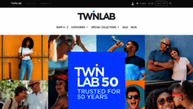 What Twinlab.com website looked like in 2020 (3 years ago)