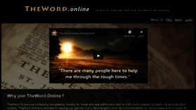 What Theword.online website looked like in 2020 (3 years ago)