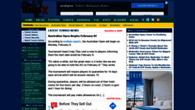 What Tennis-x.com website looked like in 2020 (3 years ago)