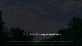 What Trumbullmetroparks.org website looked like in 2020 (4 years ago)